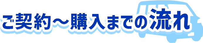 ご契約～購入までの流れ